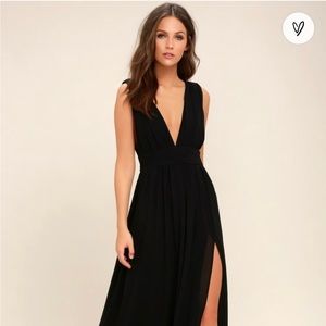Lulus Black Maxi Dress